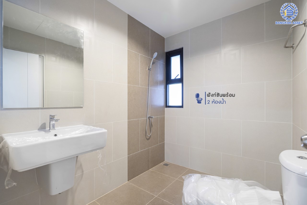 บ้านมือสองตกแต่งใหม่ ม.อักษรา พุทธมณฑลสาย3-บรมราชชนนี ตกแต่งหรูหรา เนื้อที่ 52.4 ตร.ว. ฟังก์ชัน 3 ห้องนอน 2 ห้องน้ำ จอดรถได้ 2 คัน บนทำเลเชื่อมต่อเมือง ใกล้เซ็นทรัลศาลายา, ม.มหิดล ทางคู่ขนานลอยฟ้าบรมราชชนนี และรายล้อมด้วยสิ่งอำนวยความสะดวกครบ!